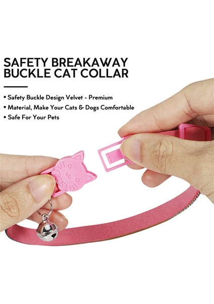 Siyah Stil Bling Pet Kedi Ayarlanabilir Hava Etiketi Durumda Yaka Çan ile Kedi Tasmaları Küçük Köpek ve Kediler Için Anti Kayıp Bulucu Izci Köpek (Yurt Dışından) indirimleri