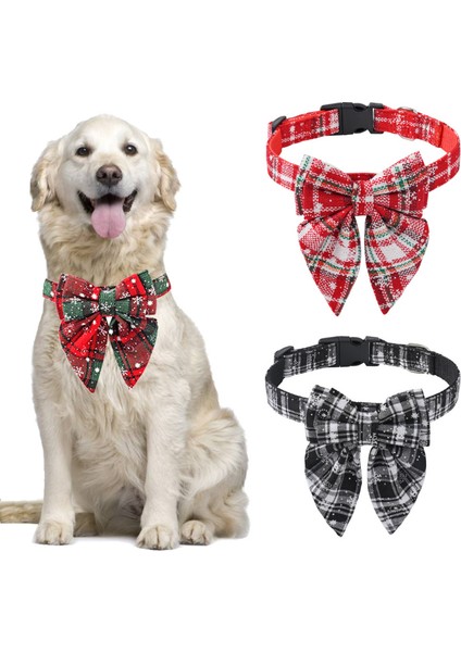 Yeşil Stil 34-50CM Pamuk-Polyester Rahat Sevimli Noel Kar Tanesi Yay Köpek Tasması Yavru Evcil Köpek Tasması Küçük Büyük Köpek Aksesuarları (Yurt Dışından) fiyatları