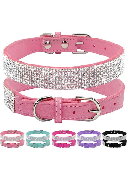 Kahverengi Tarzı S Beden Köpek Tasması Kristal Glitter Rhinestone Evcil Hayvan Tasmaları Çinko Alaşım Toka Yaka Küçük Orta Köpekler Için Catuahua Pug Köpek Tasması (Yurt Dışından) indirimleri