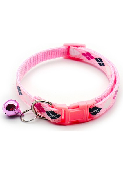 Pembe Tarzı Evcil Hayvan Tasması Sevimli Çan Yaka Leopar Arı Orintingleopard Kediler Için Köpek Tasması Plastik Toka Teddy Bomei Köpek Evcil Hayvan Malzemeleri (Yurt Dışından)