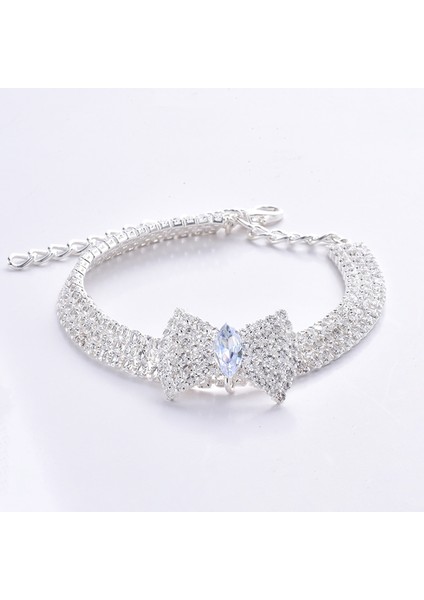 Altın Tarzı M Boyutu Lüks Tasarımcı Fransız Bulldog Köpek Aksesuarları Pet Hediye Kutusu Gümüş Zirkon Papyon Kedi Boyunluk Alaşım Orta Köpek Pet Ürünleri (Yurt Dışından) modelleri