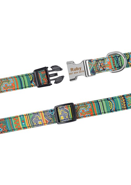 Mavi Stil M Boyutu Kişiselleştirilmiş Köpek Tasması Özel Ücretsiz Kazınmış Isim Yaka Naylon Ekose Erkek Kız Unisex Köpekler Yaka Küçük Büyük Ürün Köpek Tasmaları (Yurt Dışından) indirimleri