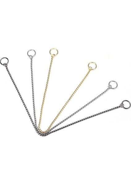 Gümüş Tarzı 4,5MMX60CM Metal Köpek Tasması Zincir Ayarlanabilir Pet Kolye Gerdanlık Eğitim Pet Yaka Küçük Orta Büyük Köpekler Için Güçlü P Yılan Zinciri Şeyler (Yurt Dışından) indirimleri