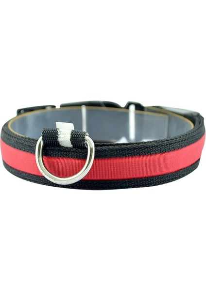 Kırmızı Stil Xl Boyutu LED Pet Yaka Aydınlık Yanıp Sönen Kolye Karanlıkta Parlayan Gece Güvenlik Pet Açık Yürüyüş Yürüyüş Malzemeleri (Yurt Dışından)