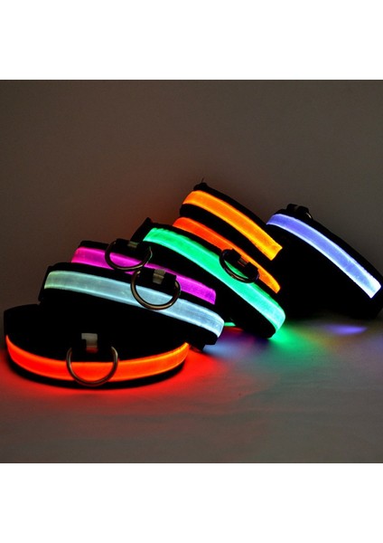 Kırmızı Stil Xl Boyutu LED Pet Yaka Aydınlık Yanıp Sönen Kolye Karanlıkta Parlayan Gece Güvenlik Pet Açık Yürüyüş Yürüyüş Malzemeleri (Yurt Dışından) fırsatları