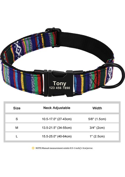 032-SIYAH Tarzı S Beden Naylon Pet Köpek Tasması Kişiselleştirilmiş Özel Tabela Kımlık Etiketi Aksesuarları Köpek Tasmaları Kazınmış Küçük Orta Büyük Evcil Hayvanlar Köpek Tasmaları (Yurt Dışından)