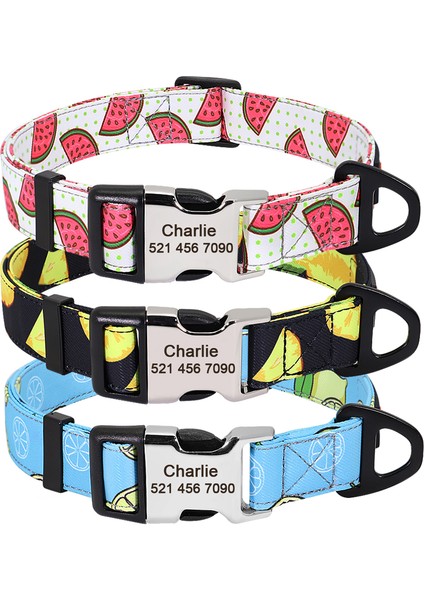 032-SIYAH Tarzı S Beden Naylon Pet Köpek Tasması Kişiselleştirilmiş Özel Tabela Kımlık Etiketi Aksesuarları Köpek Tasmaları Kazınmış Küçük Orta Büyük Evcil Hayvanlar Köpek Tasmaları (Yurt Dışından) fırsatları