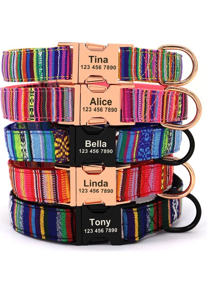 032-SIYAH Tarzı S Beden Naylon Pet Köpek Tasması Kişiselleştirilmiş Özel Tabela Kımlık Etiketi Aksesuarları Köpek Tasmaları Kazınmış Küçük Orta Büyük Evcil Hayvanlar Köpek Tasmaları (Yurt Dışından) indirimleri