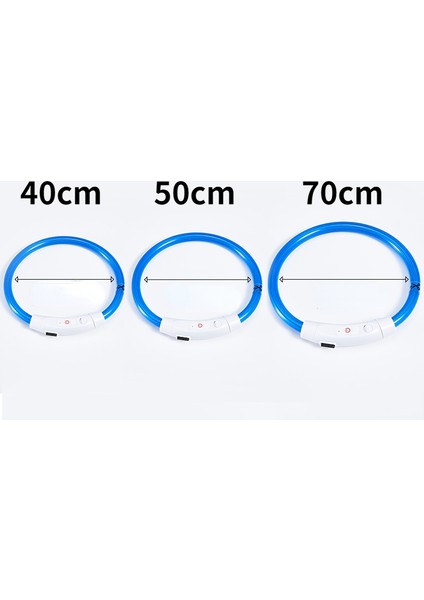 Sarı Stil 50CM USB Şarj Aydınlık Köpek Tasması LED Gece Parlayan Pil Köpek Kaybı Önleme Köpek Aksesuarları Malzemeleri Evcil Hayvanlar Için Makaleler (Yurt Dışından) modelleri