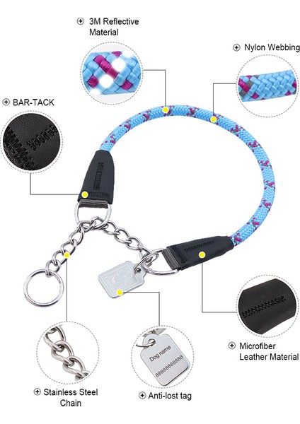 Kırmızı Stil Xl Boyutu Truelove Pet P-Zincir Naylon Köpek Tasması Paslanmaz Çelik Zincir Çekmeye Dayanıklı Yansıtıcı Dekoratif Patlamaya Dayanıklı Yürüyüş TLC5373 (Yurt Dışından) fırsatları