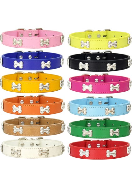 Yeşil Stil S Beden Pet Köpek Tasması Kemik Deri Dayanıklı Evcil Hayvan Malzemeleri Aksesuarları Boyun Askısı Yaka Köpek Yavrusu Pug Tasmaları Küçük Büyük Köpekler Için (Yurt Dışından) indirimleri