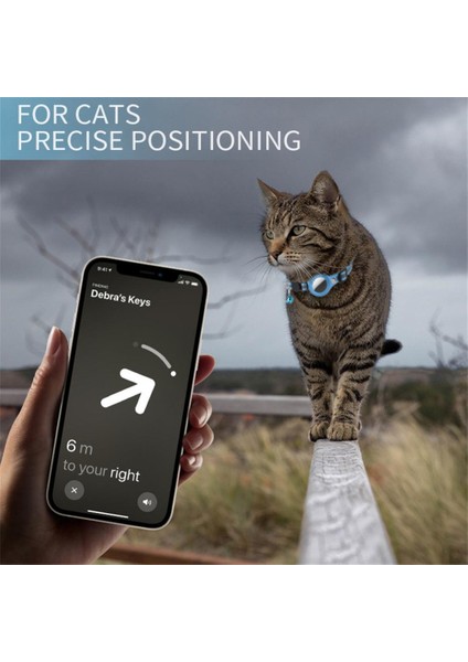 No.7 Tarzı Apple Hava Etiketi Için Kayıp Önleyici Evcil Köpek Tasması (Dahil Değildir) Koruyucu Takip Cihazı Kayıp Önleyici Konumlandırma Yaka Evcil Hayvan Tasmaları (Yurt Dışından)