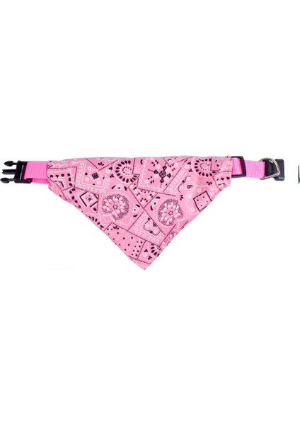 Pembe Tarzı L Boyutu Pet Önlükler Ayarlanabilir Köpekler Tükürük Havlu Köpek Yavrusu Kedi Boyun Eşarp Bandana Yumuşak Yaka Üçgen Baskılı Önlük Atkısı Evcil Hayvan Ürünleri (Yurt Dışından)