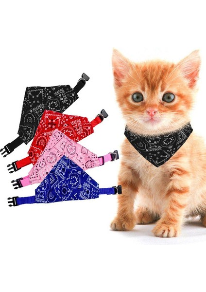 Pembe Tarzı L Boyutu Pet Önlükler Ayarlanabilir Köpekler Tükürük Havlu Köpek Yavrusu Kedi Boyun Eşarp Bandana Yumuşak Yaka Üçgen Baskılı Önlük Atkısı Evcil Hayvan Ürünleri (Yurt Dışından) modelleri