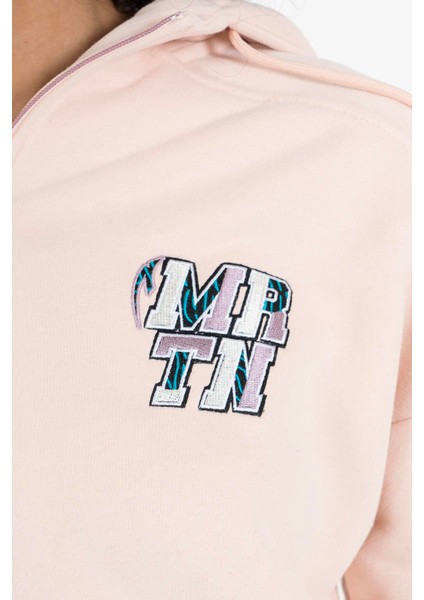 Comfort Kadın Kapşonlu Uzun Kol Pudra Tracktop 22972 indirimleri