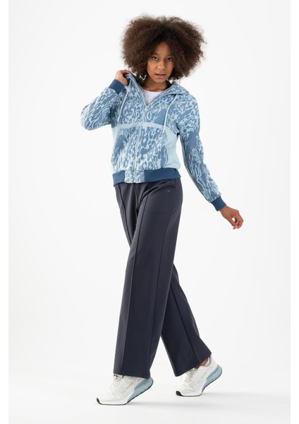 Comfort Kadın Kapşonlu Uzun Kol Sisli Mavi Tracktop 21450 indirimleri