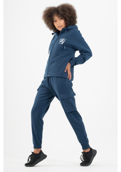 Comfort Kadın Kapşonlu Uzun Kol Navy Tracktop 22972 fırsatları