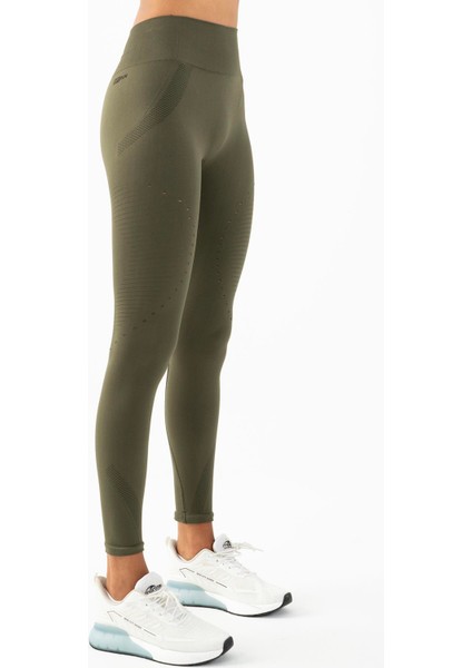 SlimFit Kadın Haki Tayt 812118