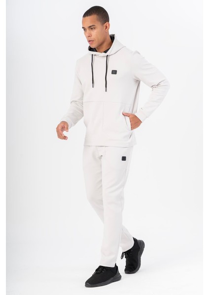 Regular Erkek Kapşonlu Takma Kol Gümüş Gri Sweatshirt 22482 fırsatları