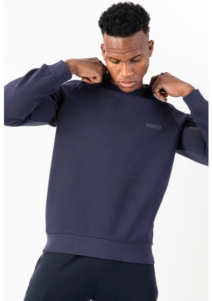 Comfort Erkek Bisiklet Yaka Açık Lacivert Sweatshirt fiyatları