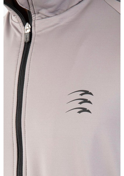 Regular Erkek Dik Yaka Reglan Kol Gri Eşofman Üstü 21587 indirimleri