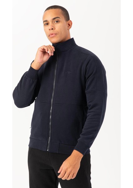 Regular Erkek Dik Yaka Reglan Kol Lacivert Eşofman Üstü 21841 fiyatları