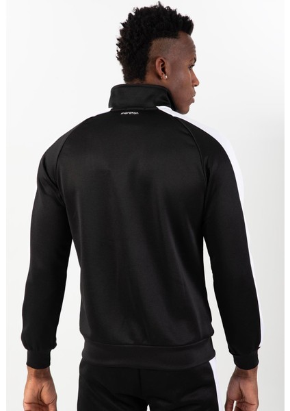 Regular Erkek Dik Yaka Reglan Kol Siyah Eşofman Üstü 21748 fırsatları