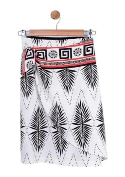 Kız Çocuk Hitit Desenli Anvelop Etek