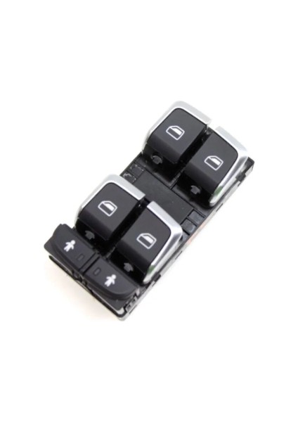 Audı A6 - A7 - Q3 2011 Sonrası Uyumlu Dörtlü Cam Düğmesi - 4G0959851