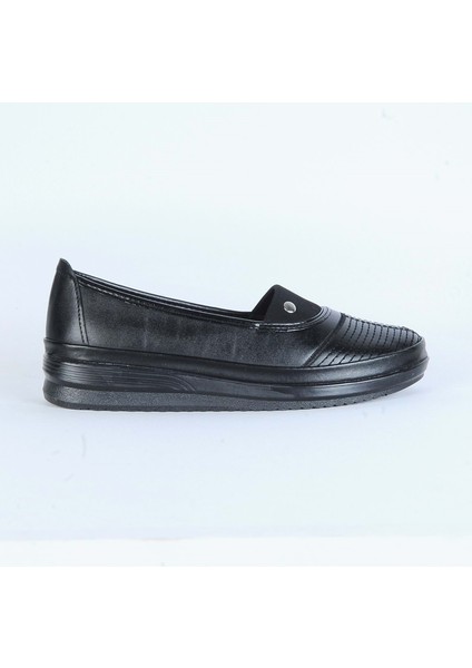 Moda Ayakkabı 258 Siyah Comfort Kadın Babet Ayakkabı