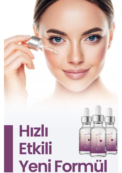 Collogen Dolgunlaştırıcı Botox Etkili, Yaşlanma Karşıtı, Leke Giderici Kolajen Serum