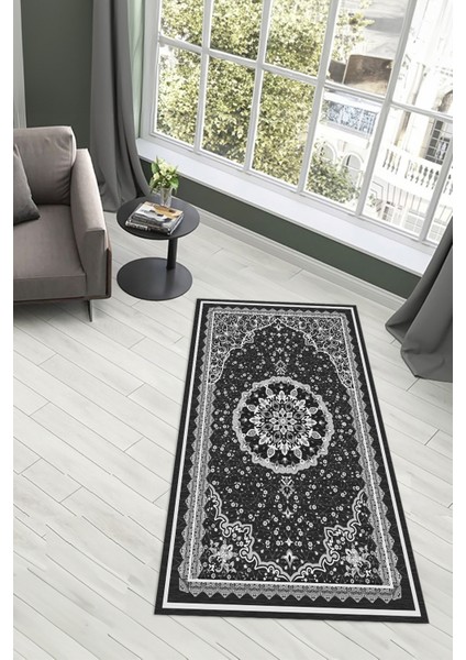 Dijital Baskılı Kaymaz Yıkanabilir (70X130) Hediyelik Namazlık Seccade, N-Seccade-40-Gri, fiyatları