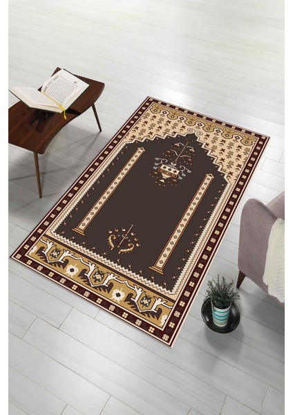 Dijital Baskılı Kaymaz Yıkanabilir (70X130) Hediyelik Namazlık Seccade, N-Seccade-31-Renkli, modelleri