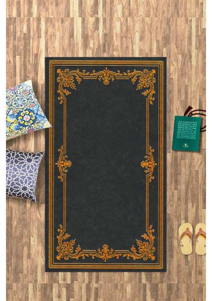 Dijital Baskılı Kaymaz Yıkanabilir (70X130) Hediyelik Namazlık Seccade, N-Seccade-23-Gri, modelleri