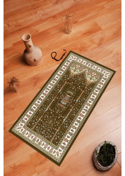 Dijital Baskılı Kaymaz Yıkanabilir (70X130) Hediyelik Namazlık Seccade, N-Seccade-30-Kahve, indirimleri