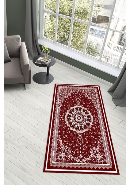 Dijital Baskılı Kaymaz Yıkanabilir (70X130) Hediyelik Namazlık Seccade, N-Seccade-40-Kırmızı, fiyatları