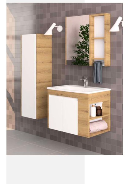 Polo 65 cm Banyo Dolabı