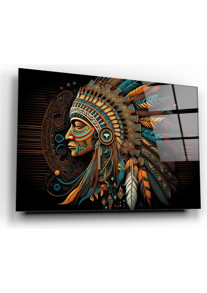 Kızılderili Cam Tablo