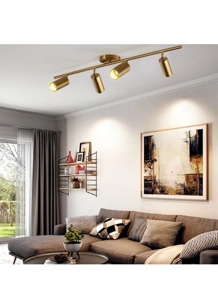 Gold Eskitme 3000K 100CM Spot LED Lamba,plafonyer Avize,modern Aydınlatma,dekoratif Işık fiyatları