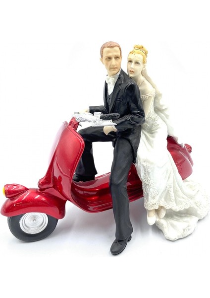 Wıse Gelin Damat Motorsıklete Biniyor BİBLO-WU75874AA