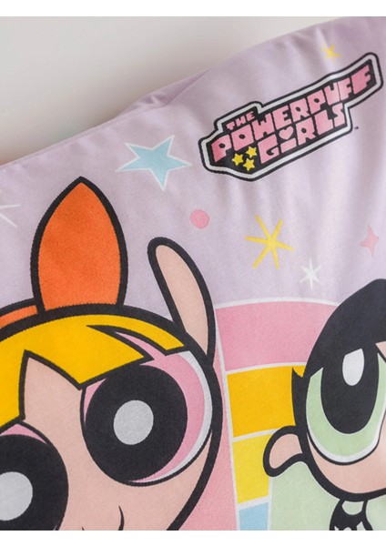 Lcw Home Powerpuff Girls Baskılı Tek Kişilik Nevresim Seti 160 x 220 Lila