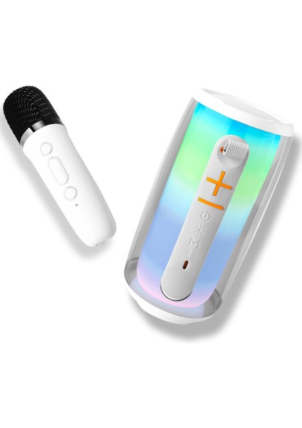 Pluse 6 Mikrofonlu Rgb Kablosuz Soundbar Multimedya Hoparlör Speaker Bluetooth Hoparlör 2024