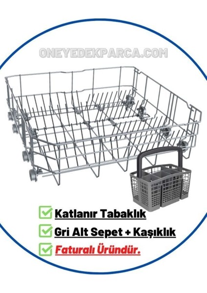 9230 I Bulaşık Makinesi Alt Sepet (Gri)