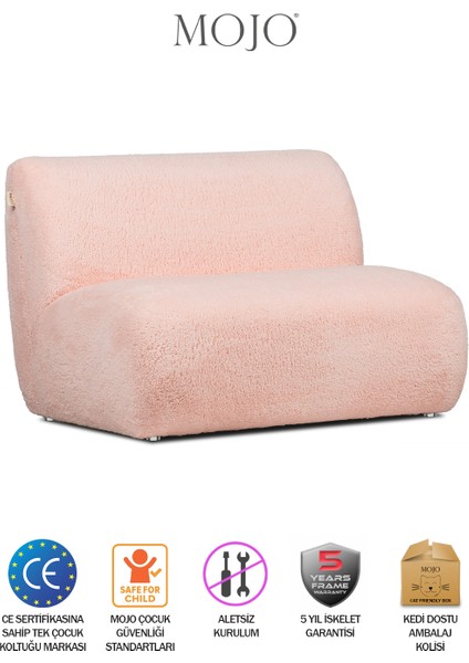 Latte İkili Çocuk Koltuğu Pembe - renk_variant_property : Pembe