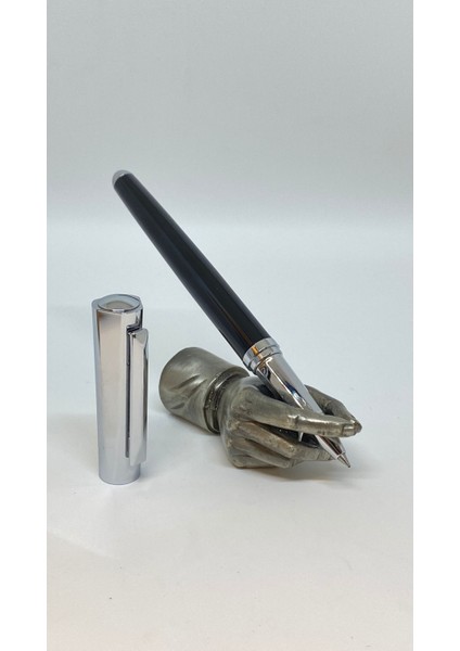 Black Sılver Roller Kalem Siyah