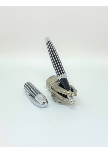 Zebra x Roller Kalem Silver Black