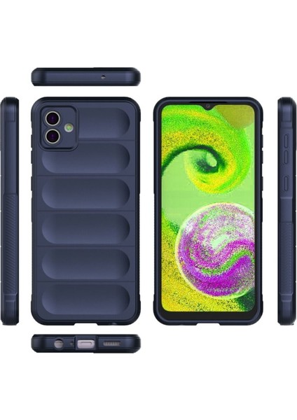 Samsung Galaxy A04 Uyumlu Kılıf Kamera Korumalı Parmak Izi Bırakmayan Içi Kadife Yumuşak Sıvı Silikon Kapak