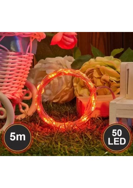 5 Metre Peri LED Kırmızı Animasyonlu