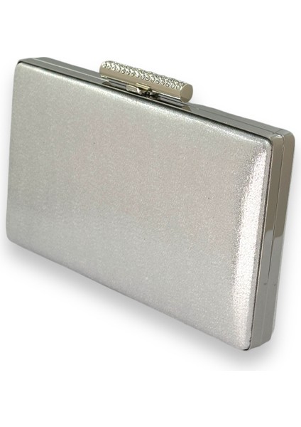 Gümüş Gri Ithal Sıvama Saten Parlak Kumaş Abiye Çanta Gece Çantası Kına Düğün Nişan fiyatları