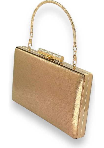 Rose Gold Ithal Sıvama Saten Parlak Kumaş Abiye Çanta Gece Çantası Kına Düğün Nişan fiyatları